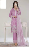 Bin Saeed White Chikankari with Embroidered Dupatta – Ready to Wear