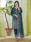 Bin Saeed White Chikankari with Embroidered Dupatta – Ready to Wear