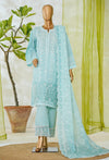 Bin Saeed White Chikankari with Embroidered Dupatta – Ready to Wear