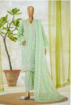 Bin Saeed White Chikankari with Embroidered Dupatta – Ready to Wear