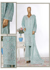 Bin Saeed White Chikankari with Embroidered Dupatta – Ready to Wear