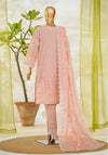 Bin Saeed White Chikankari with Embroidered Dupatta – Ready to Wear