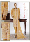 Bin Saeed White Chikankari with Embroidered Dupatta – Ready to Wear