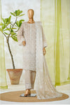 Bin Saeed White Chikankari with Embroidered Dupatta – Ready to Wear