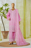 Bin Saeed White Chikankari with Embroidered Dupatta – Ready to Wear