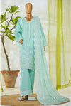 Bin Saeed White Chikankari with Embroidered Dupatta – Ready to Wear