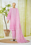 Bin Saeed White Chikankari with Embroidered Dupatta – Ready to Wear