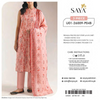 Gulkaari by Saya – 3 Piece Unstitched Collection