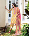 Charizma C-Print 3 Piece Unstitched Lawn Suit